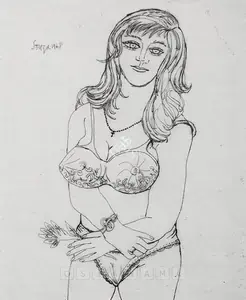 Souza, F.N. (Artist). Untitled, 1968 | Drawing