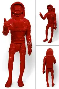 Roy, Debanjan (Artist). Bapu on the Moon, 2010 | Sculpture