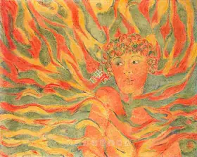 Souza, F.N. (Artist). Head 2, 1985 | Painting