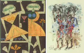 Pai, Laxman (Artist). Untitled, 1951 | Painting