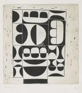 Shemza, Anwar Jalal (Artist). Untitled, 1962 | Graphic Art