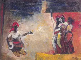 Hebbar, K.K. (Artist). Untitled, 1976 | Painting