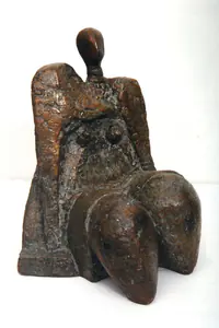 Dasgupta, Prodosh (Artist). Reclining 1, 1980 | Sculpture