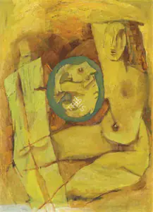 Husain, M.F. (Artist). Untitled (Maya's Dream), 1964 | Painting