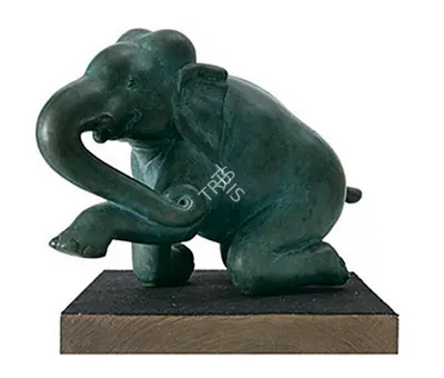 Mistry Dhruva Artist Elephant Bronze Edition 35 1987 Sculpture FineArts 00333191