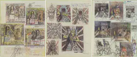 Pyne, Ganesh (Artist). Three Untitled Works, n.d. | Graphic Art