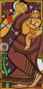 Roy, Jamini (Artist). Mother and Child, n.d. | Painting