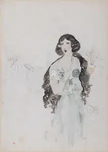 Sher-Gil, Amrita (Artist). Untitled, circa 1930 | Painting