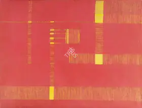 Nai, Manish Limbhachiya (Artist). Untitled (Red Piece), n.d. | Painting