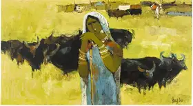 Das, Arup (Artist). Untitled, n.d. | Painting