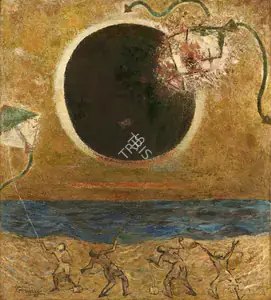 Hebbar, K.K. (Artist). Kites, 1985 | Painting