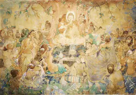 Ara, K.H. (Artist). The Temptation Of Buddha, early 1940s | Painting