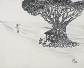 Bose, Nandalal (Artist). Untitled, 1959 | Painting