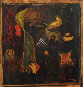 Gaitonde, V.S. (Artist). Bird Series, 1952 | Painting