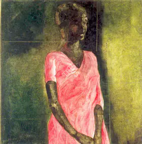 Arakkal, Yusuf (Artist). Portrait of a Lady, 1987 | Painting