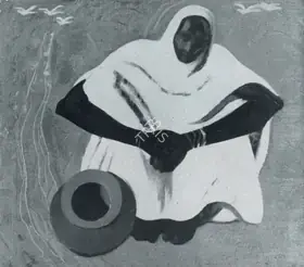 Sanyal, B.C. (Artist). The Empty Pot, n.d. | Painting