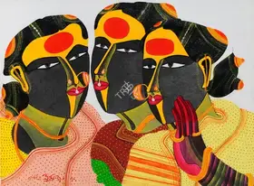 Vaikuntam, Thota (Artist). Untitled, n.d. | Painting
