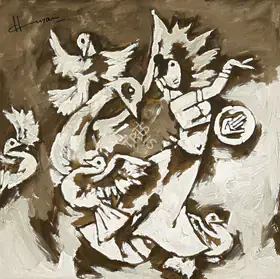Husain, M.F. (Artist). Untitled, 2003 | Painting