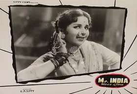 Layton, Roque M. (Cinematographer), Mr India, 1961 | Lobby Card