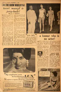 A Kumar Who is No Actor !. In <i>Blitz - India's Greatest Weekly.</i> p. 22. Bombay: R.K. Karanjia, 05 November 1966 | Film Review | CinemaEducation | 00142958
