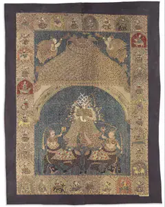 Chitara, Sanjay Manubhai (Artist). Untitled (Mata ni Pachedi), n.d. | Tapestry