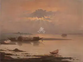 Seal, Jogesh Chandra (Artist). Cloud Afternoon, 1921 | Painting
