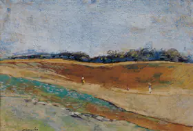 Ghose, Gopal (Artist). Landscape, 1962 | Drawing