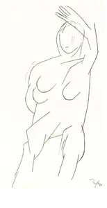 Mehta, Tyeb (Artist). Untitled, 1984 | Drawing