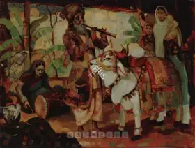 Hebbar, K.K. (Artist). Dance, n.d. | Painting