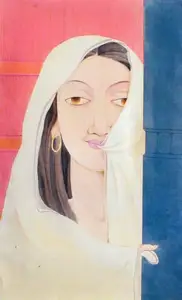 Das, Mrinal K. (Artist). Awaiting, n.d. | Painting