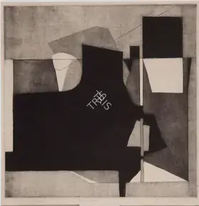 Shaw, Lalu Prasad (Artist). Swing Door, 1974 | Graphic Art