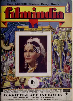 Patel, Baburao (Editor). Filmindia, 31 March 1938 | Magazine
