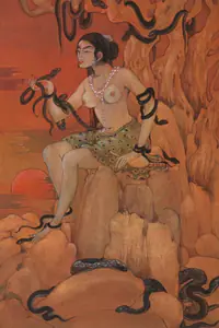 Vijaiwargiya, Ramgopal (Artist). Ragini Asavari, n.d. | Painting