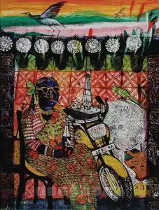 Rao, A. Rajeswara (Artist). Late Marriage, 2004 | Painting