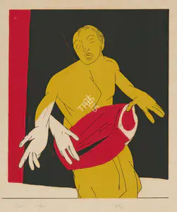 Mehta, Tyeb (Artist). Untitled (Drummer), 1992 | Graphic Art