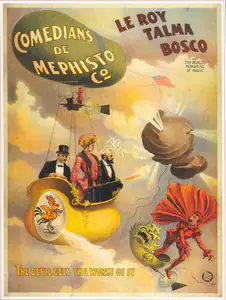 Bosco, Le Roy Talma (Magician). The World's Monarchs of Magic | Magic Publicity Art & Memorabilia