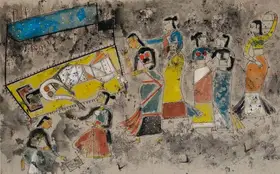 Joshi, Prafulla (Artist). Untitled, 1955 | Painting