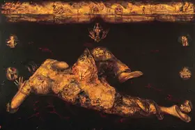 Basak, Aditya (Artist). War, 2002 | Painting