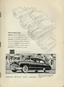 General Motors India (Advertiser). The 1949 Buick Super- 4-Door Saloon, 1949 | Advertisement