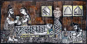 Narayan, Badri (Artist). Untitled, 1961 | Painting