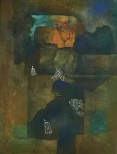 Santhanaraj, A.P. (Artist). In Search of Identity, 1987 | Painting