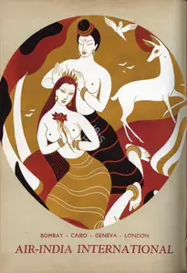 Air-India  (Advertiser). Air-India International, 1948 | Advertisement