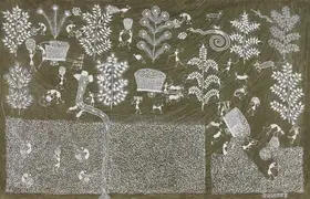 Mashe, Jivya Soma (Artist). Untitled (Harvest), n.d. | Painting