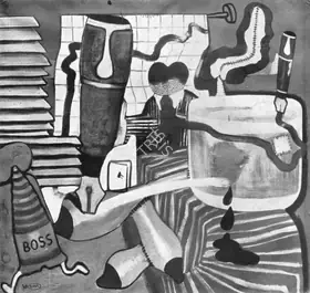 Saul, Peter (Artist). Businessman 10, 1964 | Painting