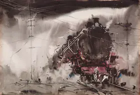 Maitra, Pradip (Artist). Untitled, 1983 | Painting