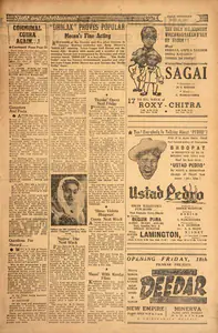 "Dholak" Proves Ppular. In <i>Blitz.</i> 12 May 1951 | Film Review