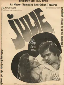 Reddi, B.Nagi (Producer), Julie, 1975 | Advertisement