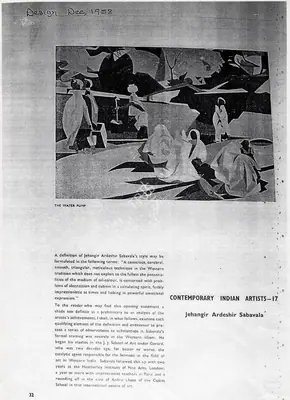 Sabavala, Jehangir Ardeshir (Writer). Untitled, December 1958 | Newspaper Clipping | 00728363