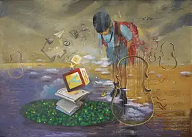 Swain, Pradosh (Artist). Untitled, n.d. | Painting