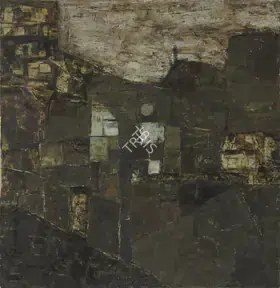 Ramkumar (Artist). Untitled (Varanasi), 1962 | Painting